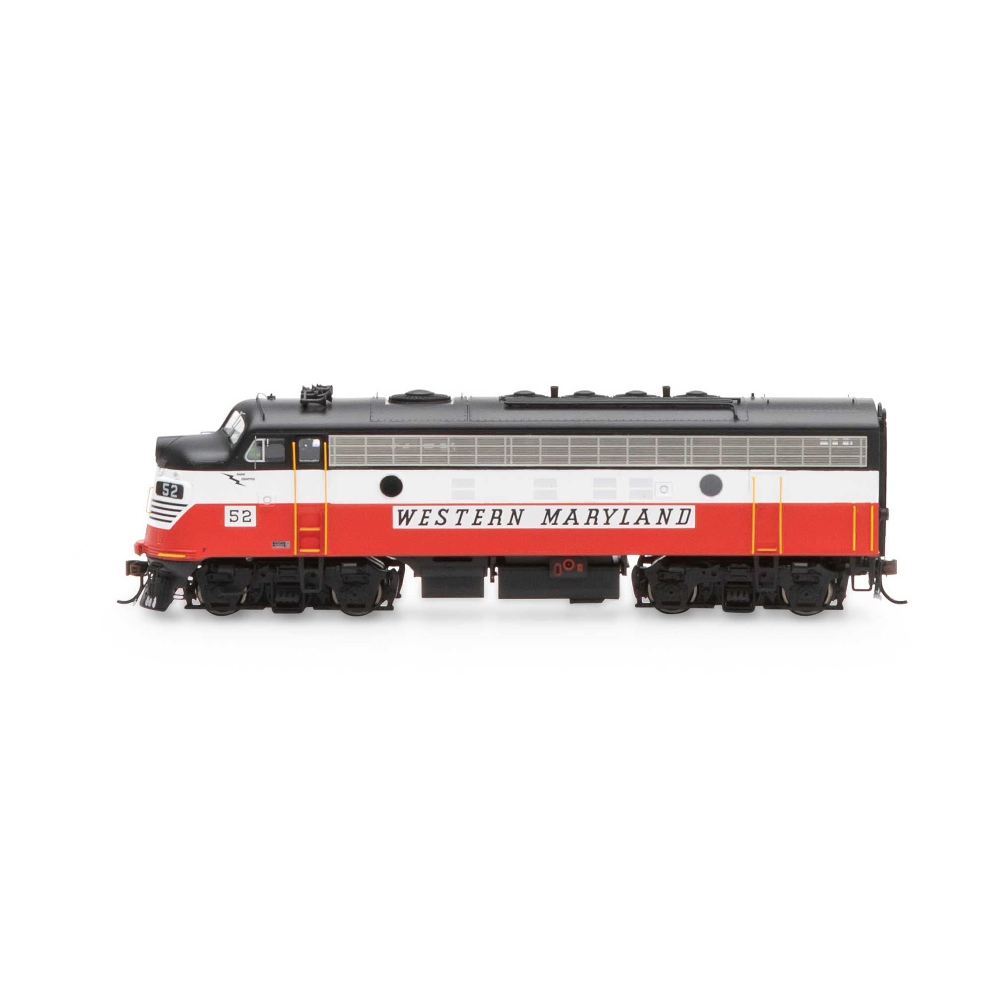 Athearn Genesis HO ATHG19353 DCC Ready EMD F3A Western Maryland WM #52