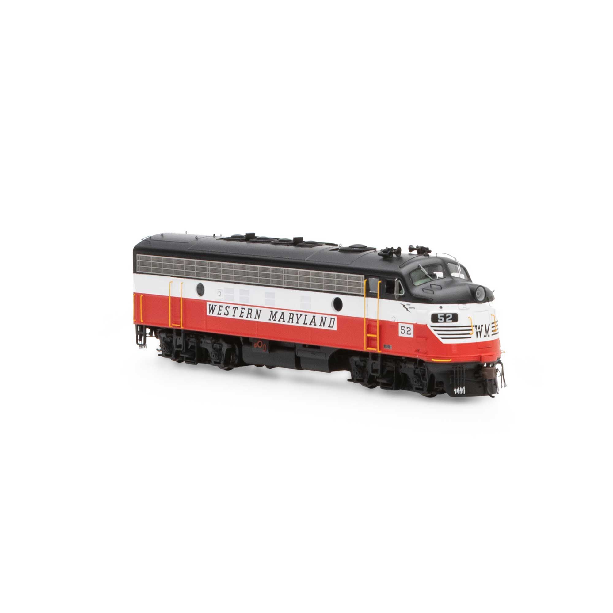 Athearn Genesis HO ATHG19353 DCC Ready EMD F3A Western Maryland WM #52