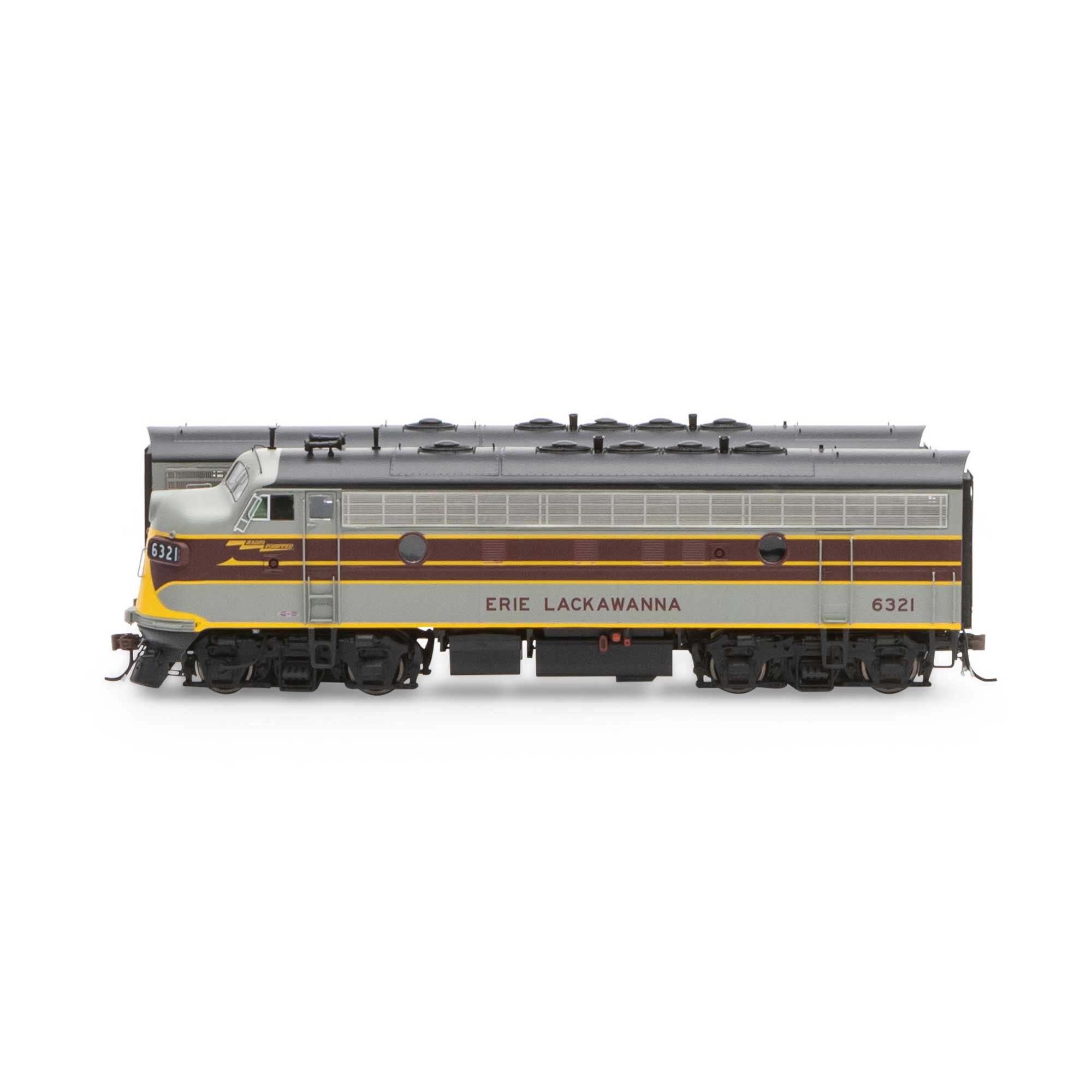 Athearn Genesis HO ATHG19558 DCC/Sound EMD F7A/B Set Erie Lackawanna 'Freight' #6321/#7133