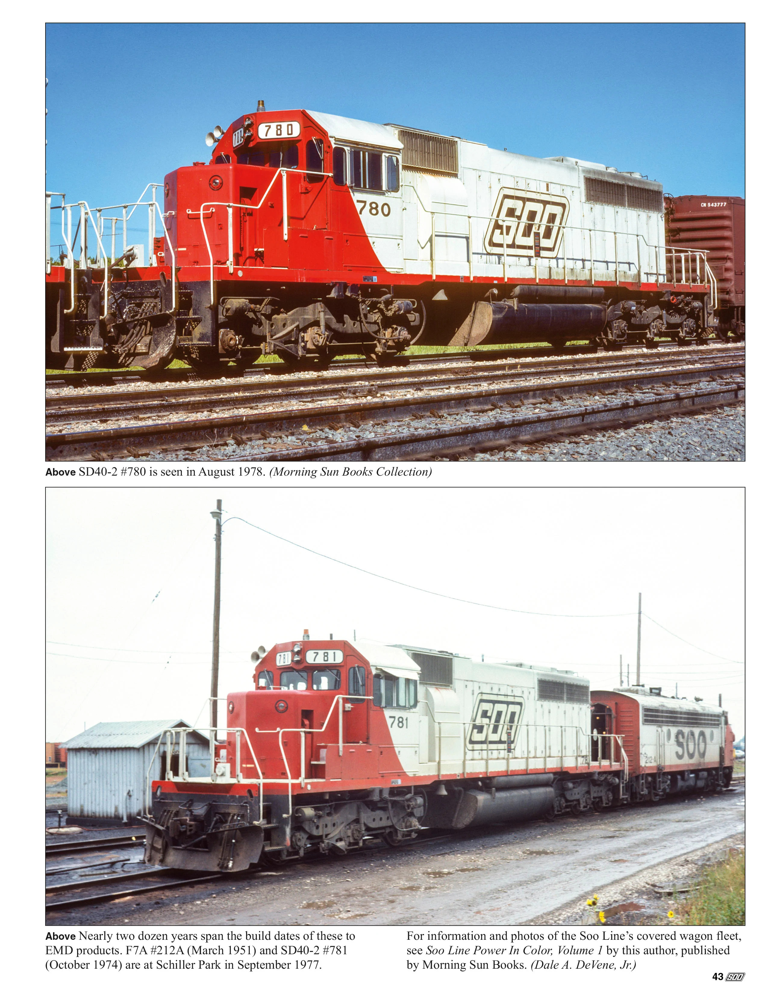 Morning Sun Books 1752 SOO Line Power In Color Volume 3: Modern Road Power 1966-2020