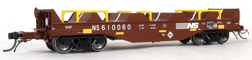 Tangent Scale Models HO 27014-10 PRR Samuel Rea Shops G41A Coil Car ‘GP67 Repaint 2005+’ without Hoods Norfolk Southern NS #610055