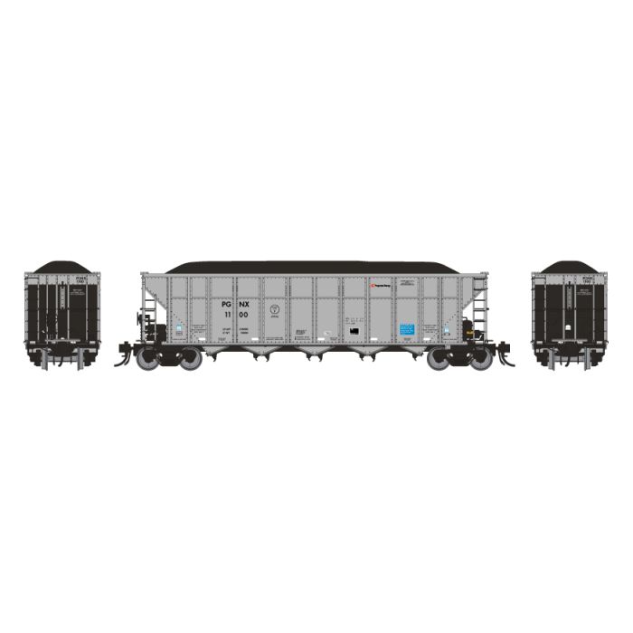 Rapido Trains Inc HO 169020 - AutoFlood III Coal Hopper PGNX – 6 Pack #3
