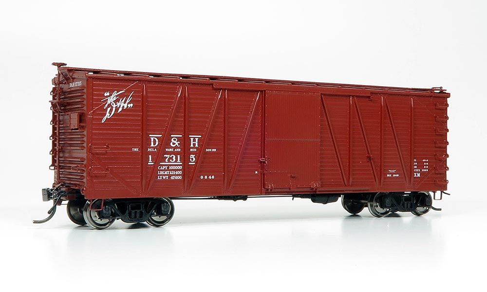 Rapido Trains Inc HO 142007-17417 USRA Single-Sheathed Boxcar Delaware & Hudson 'Script Logo' D&H #17417