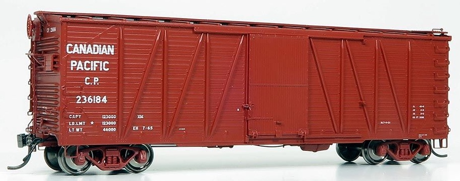 Rapido Trains Inc HO 142103-235473 USRA Single-Sheathed 'Clone' Boxcar Canadian Pacific 'Late Post-1960 Lettering' CP #235473
