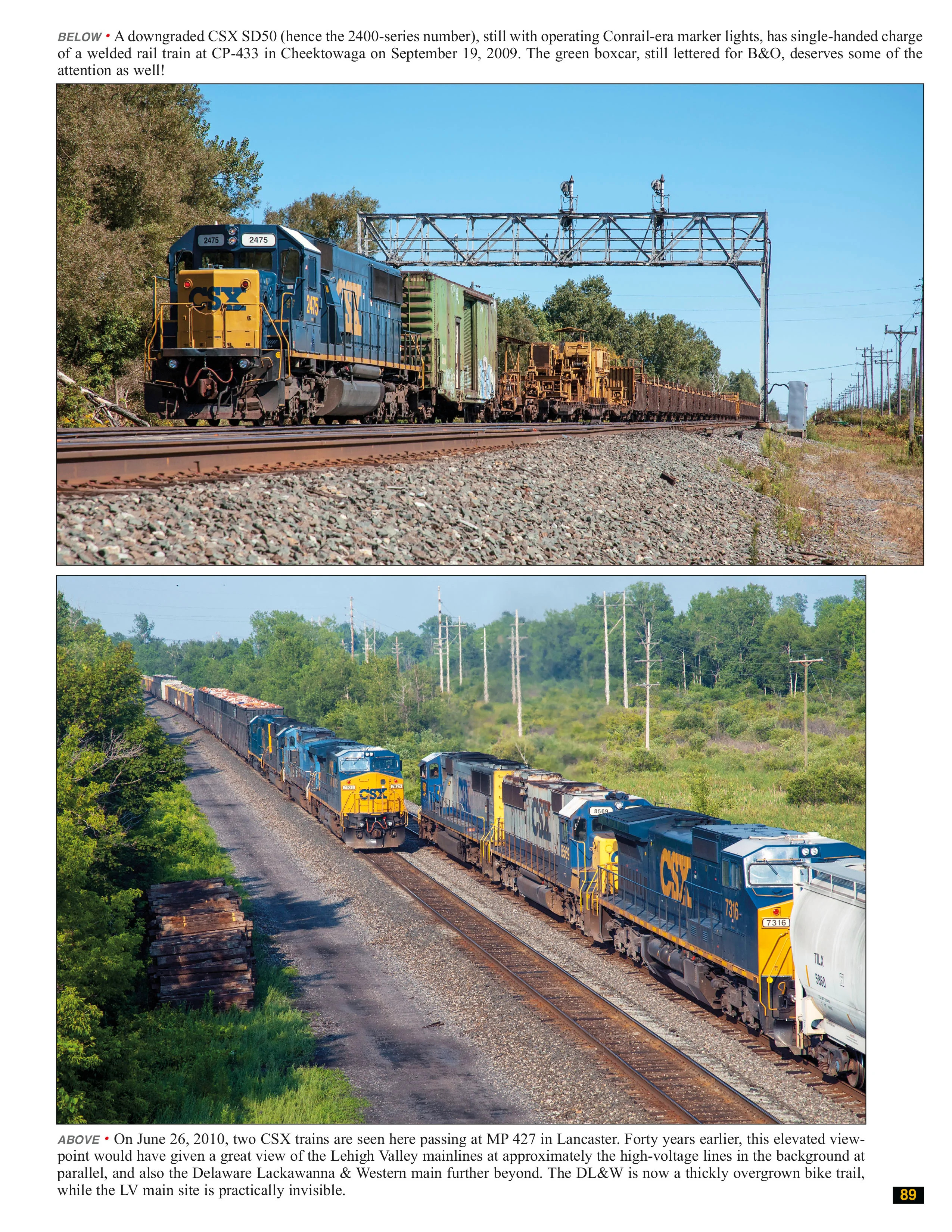 Morning Sun Books 1753 Trackside around Western New York 1995-2017 with Michael Zollitsch