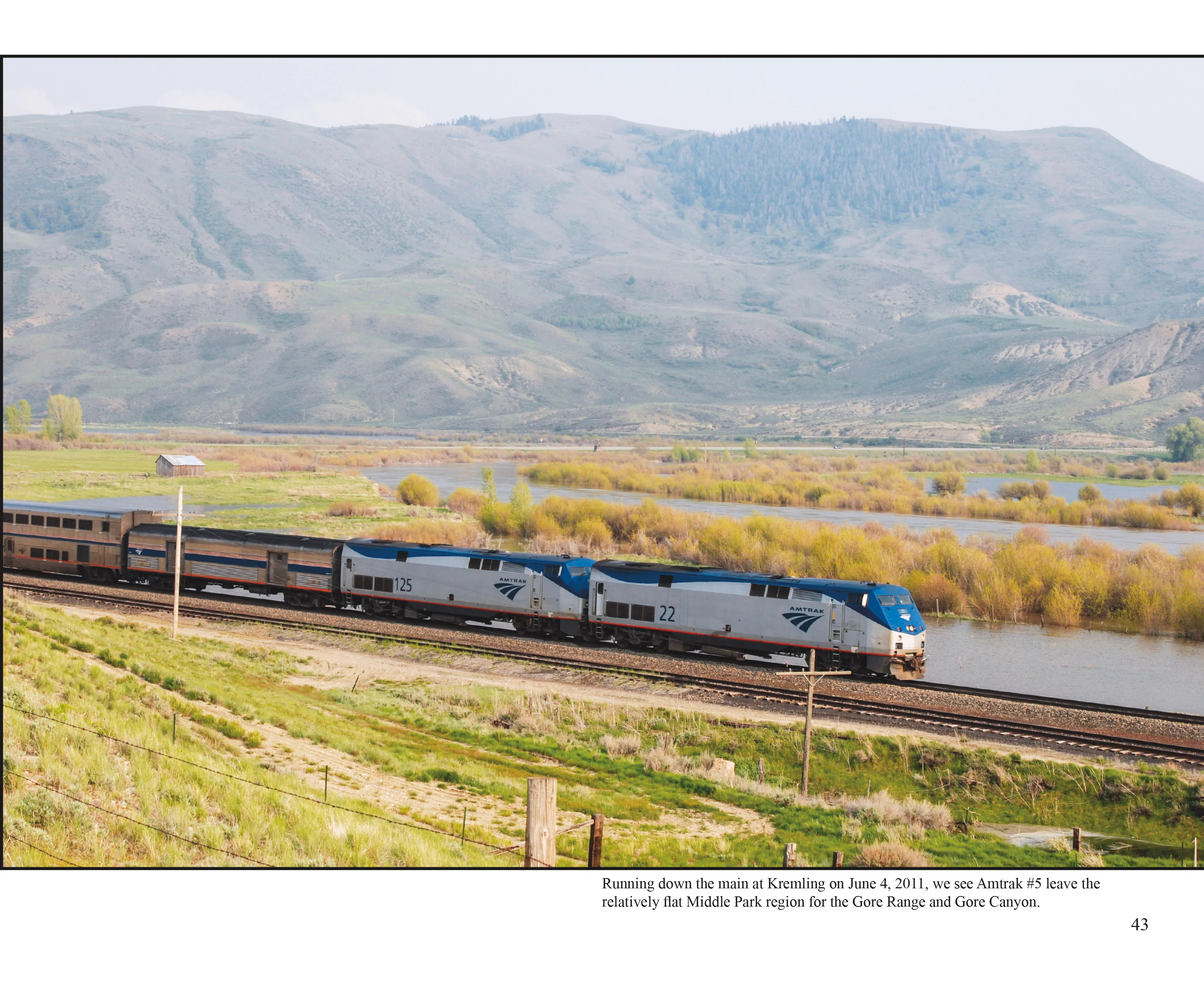Morning Sun Books 8045 Amtrak Thru the Rockies Softcover