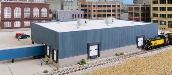 Walthers Cornerstone N 933-3855 Modern Steel Warehouse - Kit