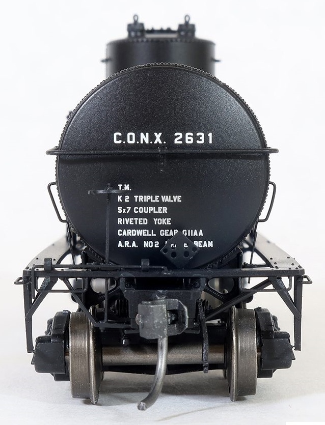 Tangent Scale Models HO 19023-01 General American GATC 8,000 Gallon 1917-Design Radial Course Tank Car CONX 'Continental Oil 1923+ Lease' CONX #2627