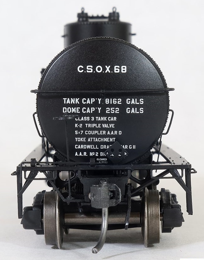 Tangent Scale Models HO 19024-01 General American GATC 8,000 Gallon 1917-Design Radial Course Tank Car ‘Cities Service Oil (Penn) 1937+’ CSOX #68