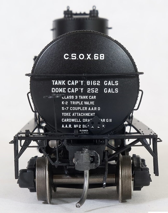 Tangent Scale Models HO 19024-05 General American GATC 8,000 Gallon 1917-Design Radial Course Tank Car 'Cities Service Oil (Penn) 1937+' CSOX #74