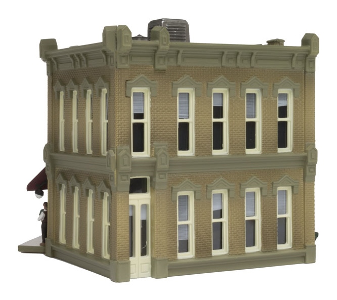 Woodland Scenics HO BR5030 Built Up Municipal Building w/Interior Light