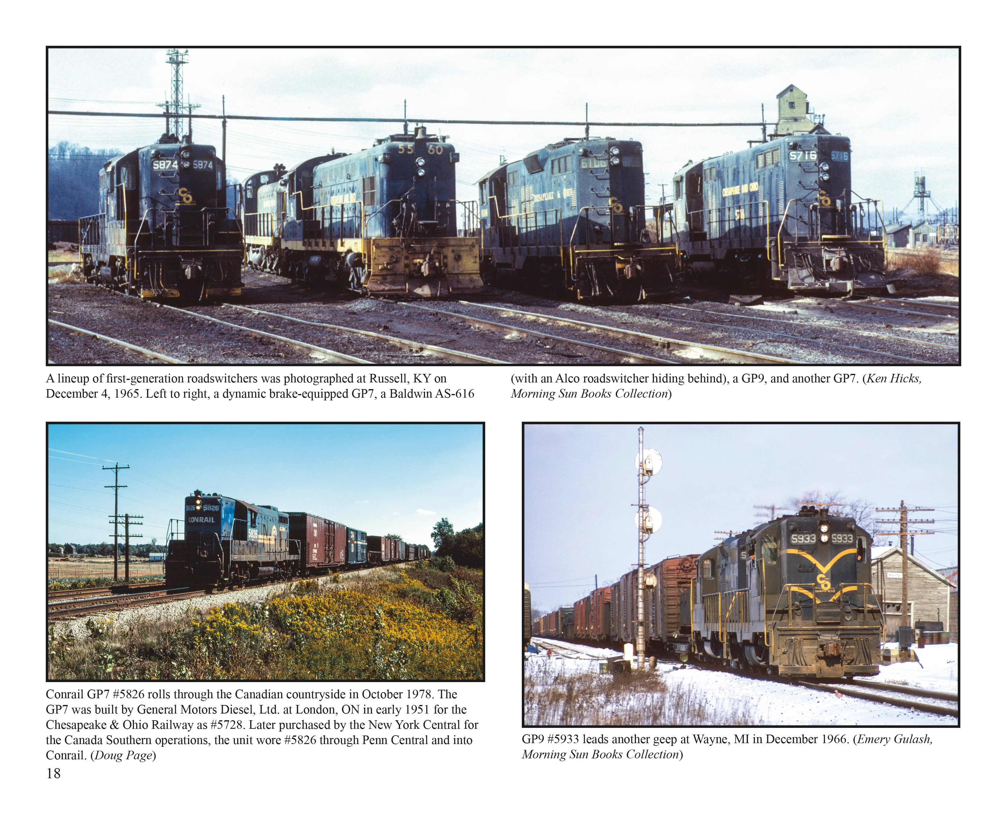 Morning Sun Books 7979 Chesapeake & Ohio Color Portfolio Softcover