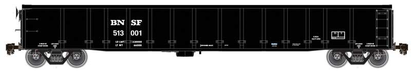 Atlas Master HO 20005114 Thrall 2743 Gondola Burlington Northern Santa Fe BNSF #513183