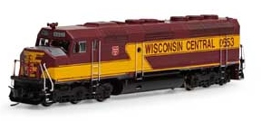 Athearn RTR N ATH15294 DCC Ready EMD FP45 Wisconsin Central WC #6653
