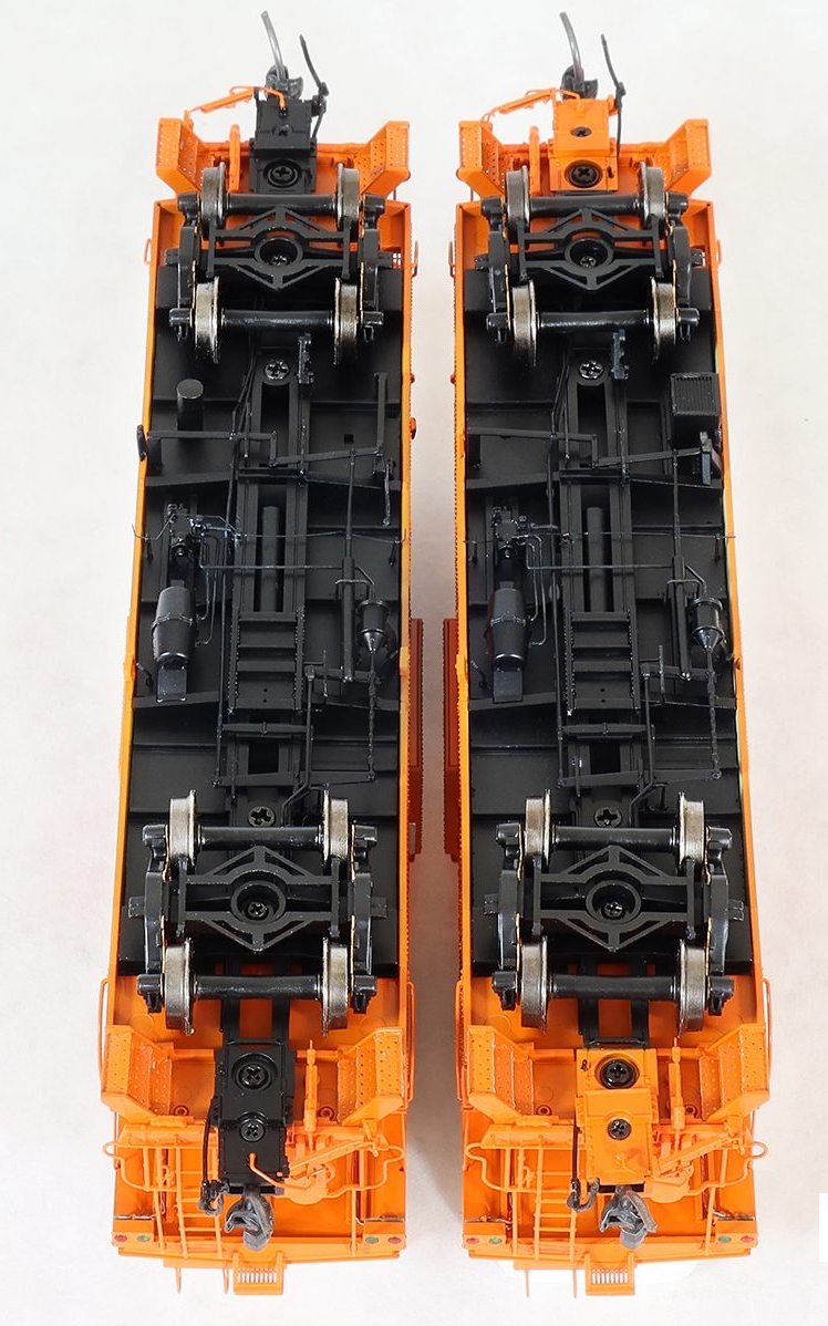 Tangent Scale Models HO 60211-01 IC Centralia Shops Steel Wide-Vision Caboose Illinois Central Gulf 'Orange I-Ball Repaint 1974+' ICG #199387