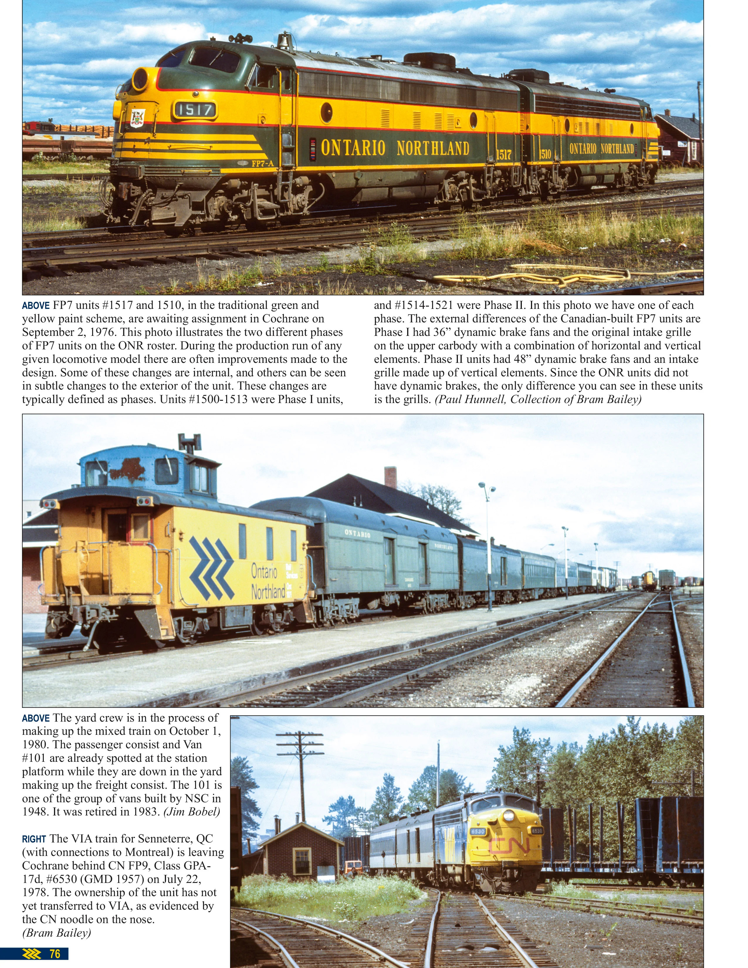 Morning Sun Books 1758 Ontario Northland In Color Volume 2: The Chevron Era