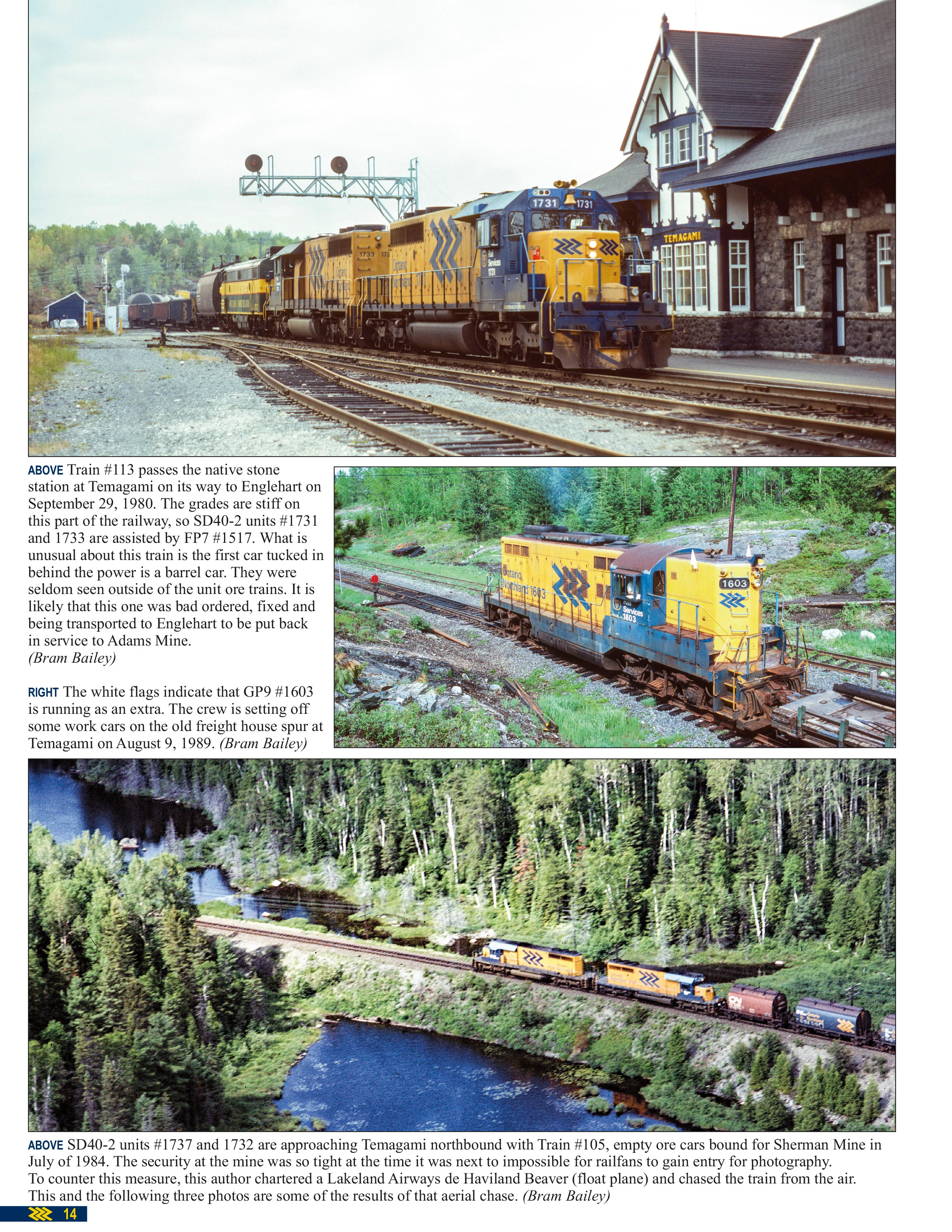 Morning Sun Books 1758 Ontario Northland In Color Volume 2: The Chevron Era