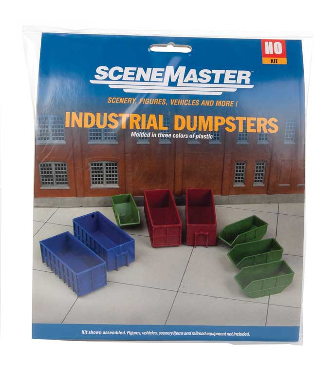 Walthers SceneMaster HO 949-4106 Industrial Dumpsters - Kit