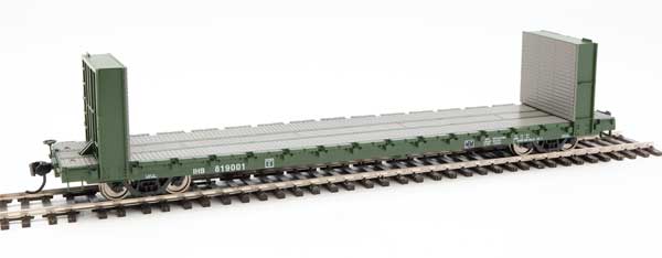 Walthers Mainline HO 910-5842 Pullman-Standard 60' Bulkhead Flatcar 48' IL Indiana Harbor Belt IHB #819003