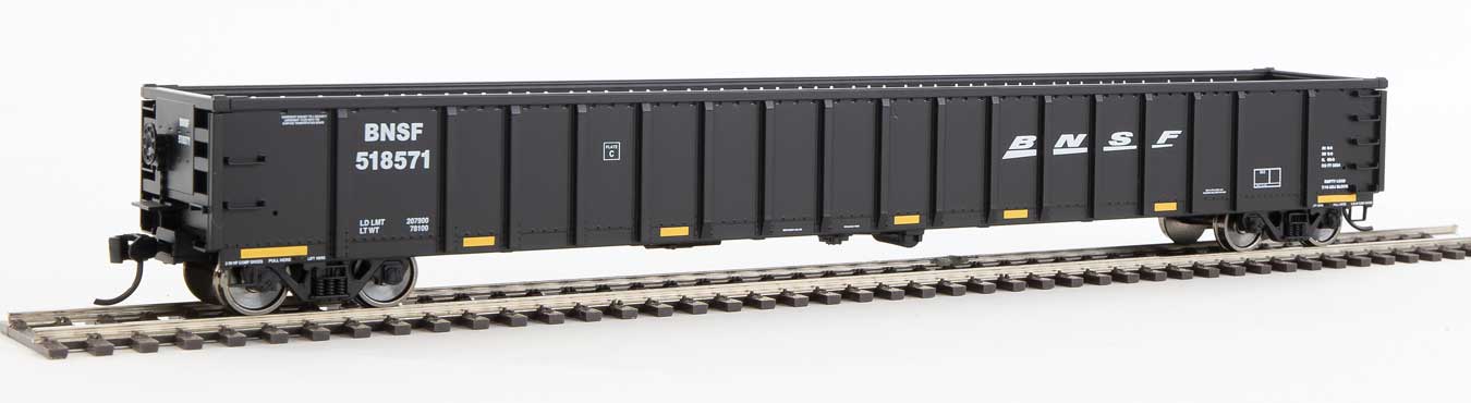 Walthers Mainline HO 910-6404 68' Railgon Gondola BNSF #518571