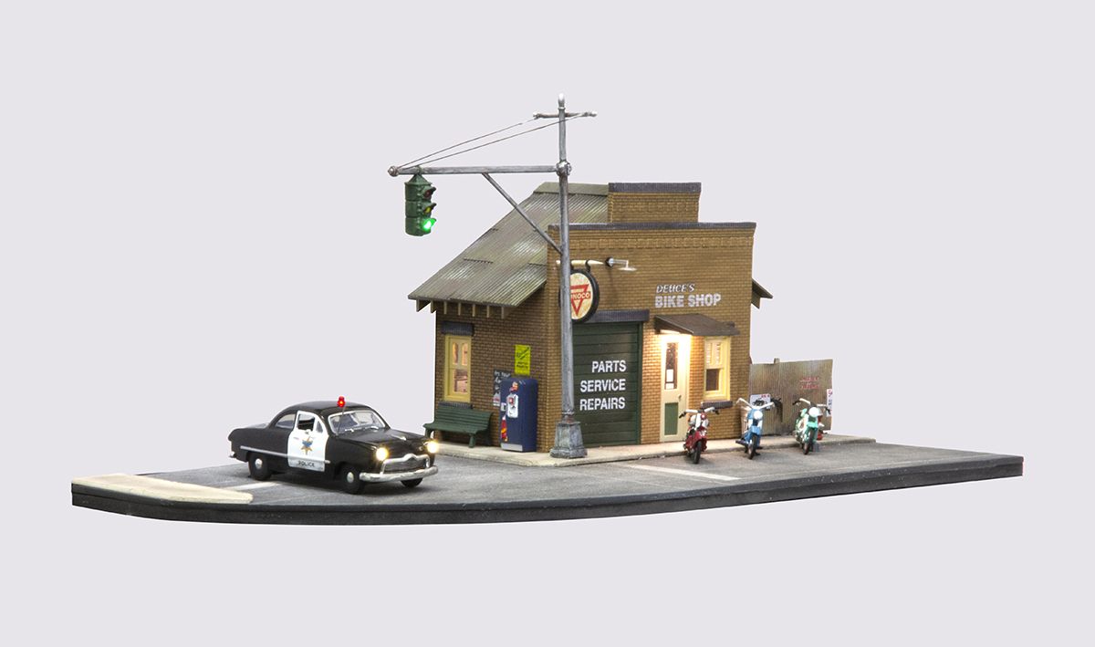 Woodland Scenics HO JP5653 Mast Arm Traffic Lights