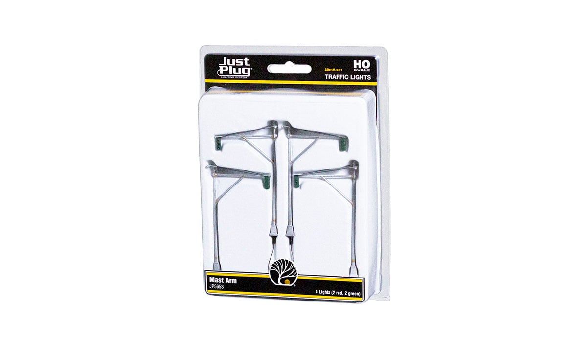 Woodland Scenics HO JP5653 Mast Arm Traffic Lights