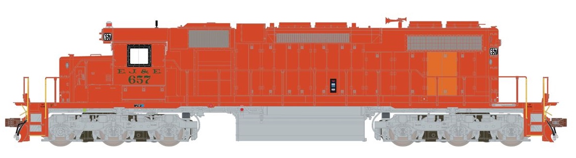 ScaleTrains Rivet Counter HO SXT33124 DCC Ready EMD SD38-2 Elgin Joliet and Eastern EJ&E #666