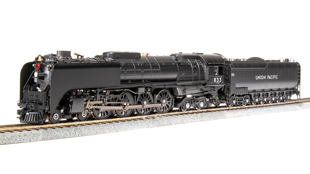 Broadway Limited Imports HO 7361 Union Pacific 4-8-4 Class FEF-2 with Paragon4 Sound/DC/DCC and Smoke 'Black & Graphite' UP #833