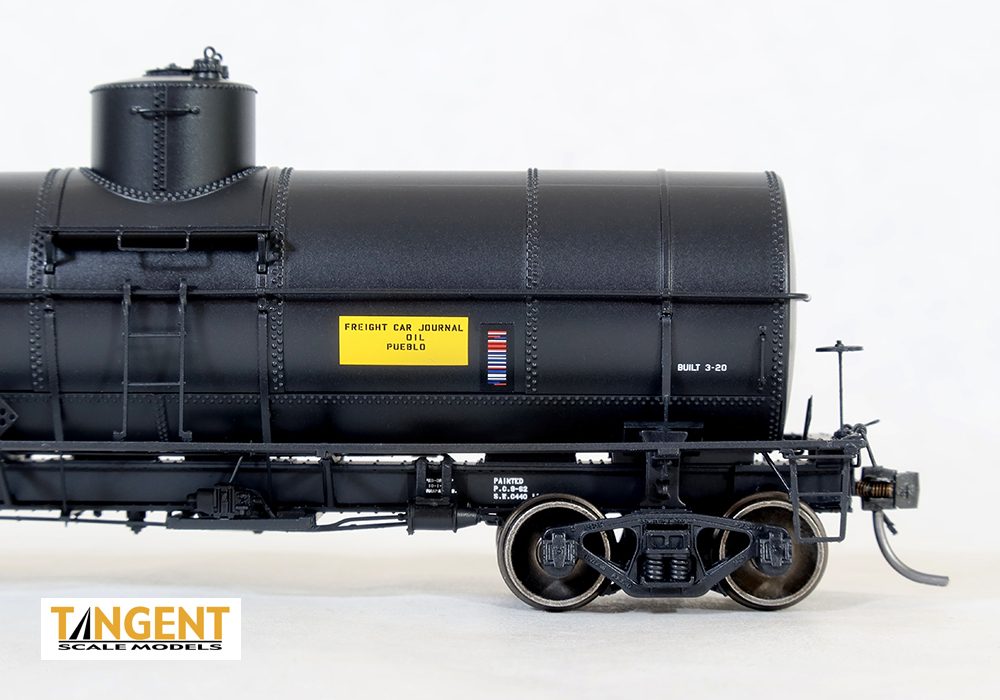 Tangent Scale Models HO 19068-04 General American 1917-design 10,000 Gallon Insulated Tank Car D&RGW ‘Company Service 1970+' AX #6249