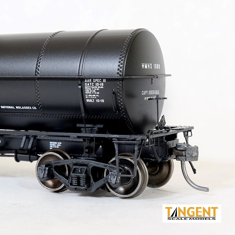 Tangent Scale Models HO 19069-04 General American 1917-design 10,000 Gallon Insulated Tank Car 'Tank Car Corp of America Black Lease 1963+' HMHX #1089