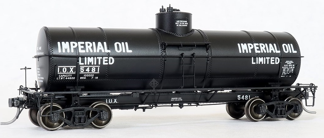 Tangent Scale Models HO 19070-03 General American 1917-design 10,000 Gallon Insulated Tank Car 'Imperial Oil Limited 1918+' IOX #5481