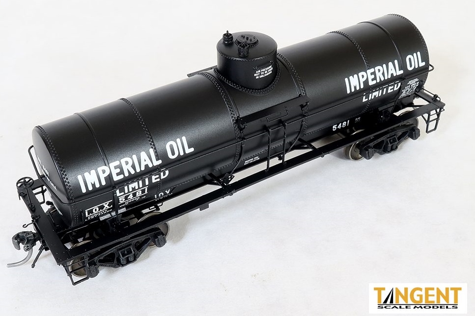 Tangent Scale Models HO 19070-03 General American 1917-design 10,000 Gallon Insulated Tank Car 'Imperial Oil Limited 1918+' IOX #5481