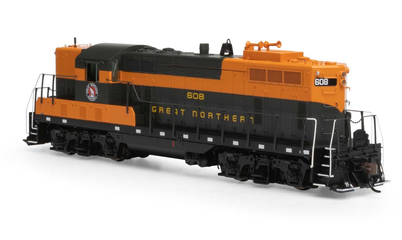 Athearn Genesis HO ATHG82352 DCC/Tsunami 2 Equipped EMD GP7 Great Northern GN #608