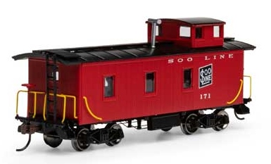 Athearn Roundhouse HO RND11720 30' 3-Window Caboose SOO Line SOO #171