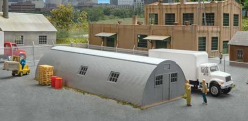 Walthers Cornerstone HO 933-3560 Quonset Hut - Kit