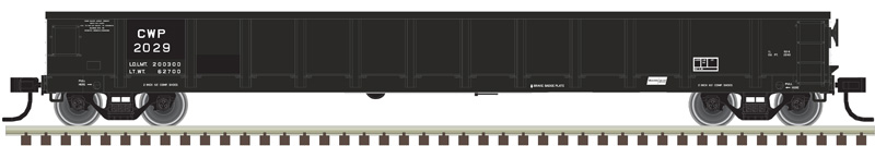 Atlas Trainman HO 20006857 Evans 52’ Gondola Chicago West Pullman CWP #2024