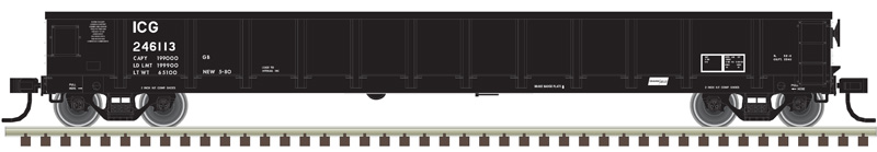 Atlas Trainman HO 20006860 Evans 52' Gondola Illinois Central Gulf ICG #246127