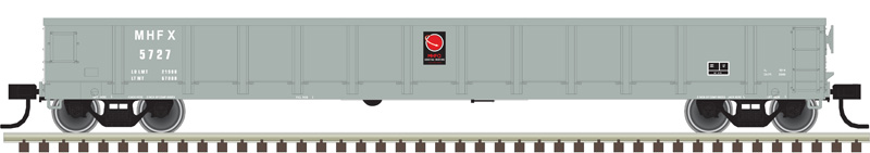 Atlas Trainman HO 20006865 Evans 52' Gondola MHF Logistic Solutions MHFX #5727