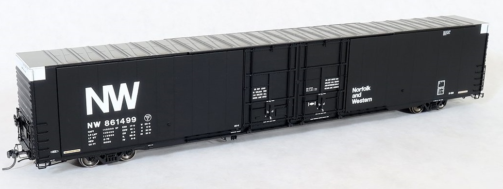 Tangent Scale Models HO 25042-07 Greenville 86' Double Plug Door Box Car Norfolk & Western ‘Delivery 1-1978’ NW #861430