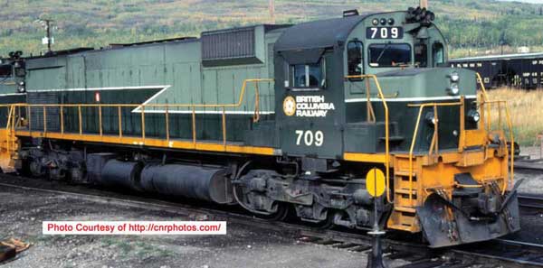 Bowser Executive Line HO 24855 DCC Ready MLW M630 British Columbia Railway BCR #709