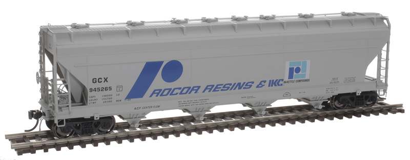 Atlas Master HO 20006908 ACF 5250 Covered Hopper Rocor Resins GCX #945253