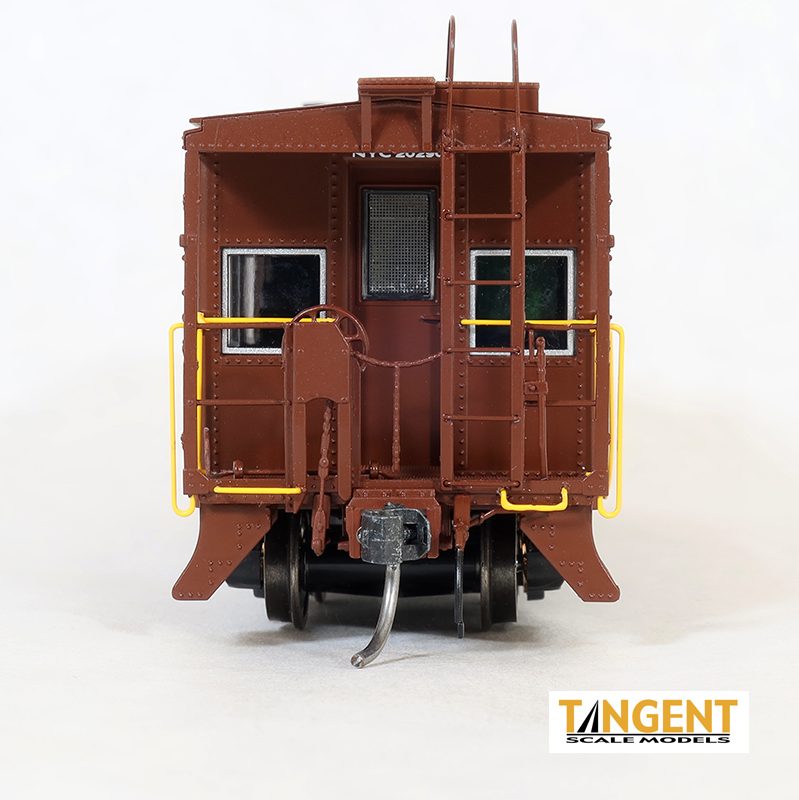 Tangent Scale Models HO 60122-02 DSI/SLCC Bay Window Caboose New York Central Brown Repaint w/ Black Logo 1955+ NYC #20220