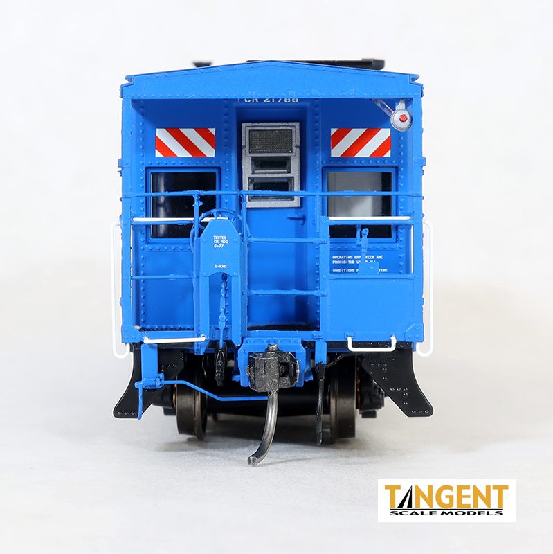 Tangent Scale Models HO 60127-02 DSI/SLCC Bay Window Caboose Conrail N7A Blue Repaint 1979+ CR #21607