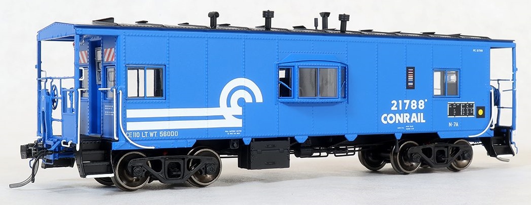 Tangent Scale Models HO 60127-03 DSI/SLCC Bay Window Caboose Conrail N7A Blue Repaint 1979+ CR #21732