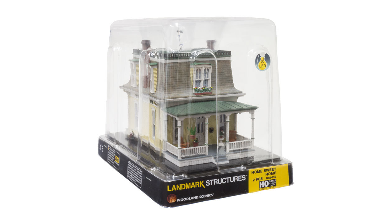 Woodland Scenics HO BR5036 Built Up Home Sweet Home - Assembled