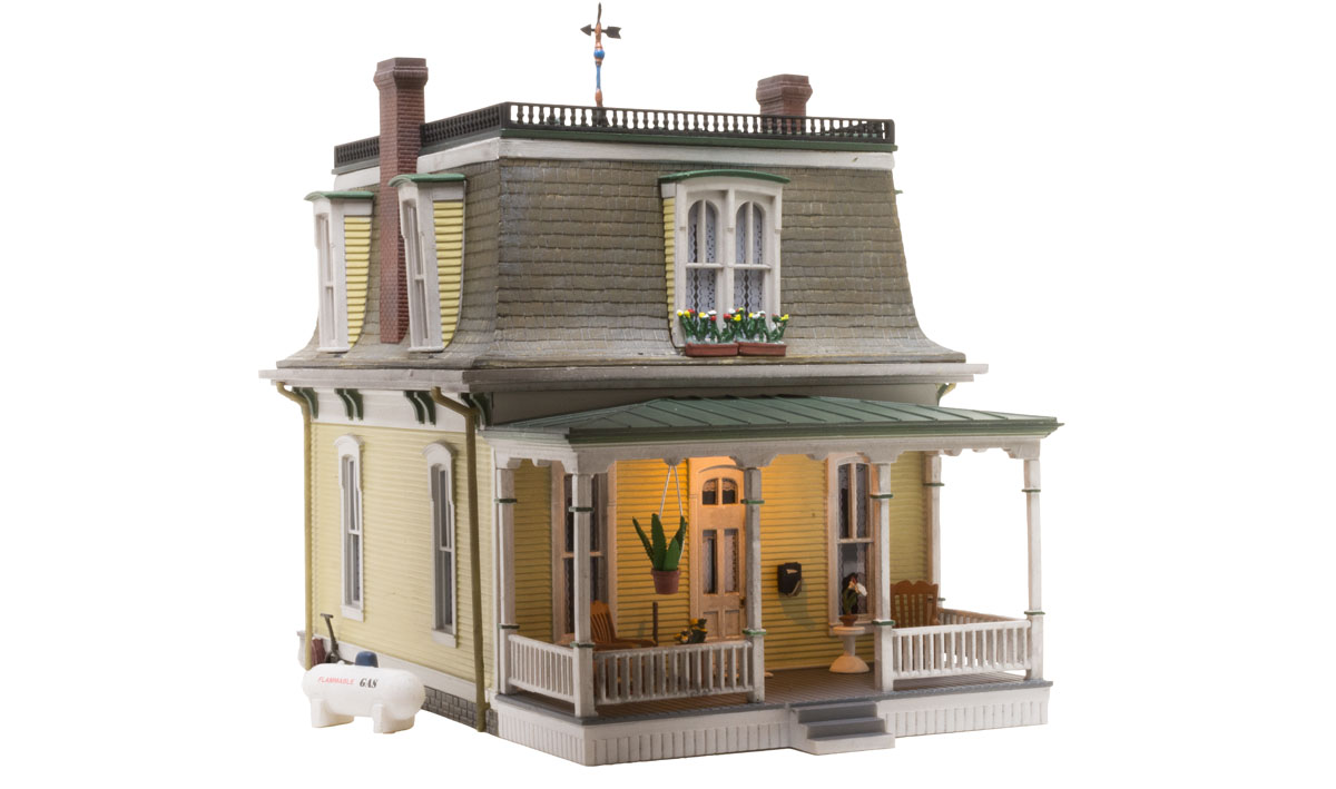 Woodland Scenics HO BR5036 Built Up Home Sweet Home - Assembled