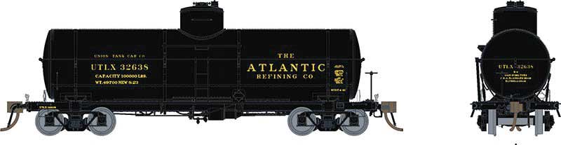 Rapido Trains Inc HO 159005-32642 Union Tank Car 10,000-Gallon X-3 Tank Car Atlantic Refining UTLX #32642