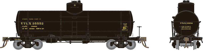 Rapido Trains Inc HO 159008-32062 Union Tank Car 10,000-Gallon X-3 Tank Car Procor Limited UTLX #32062