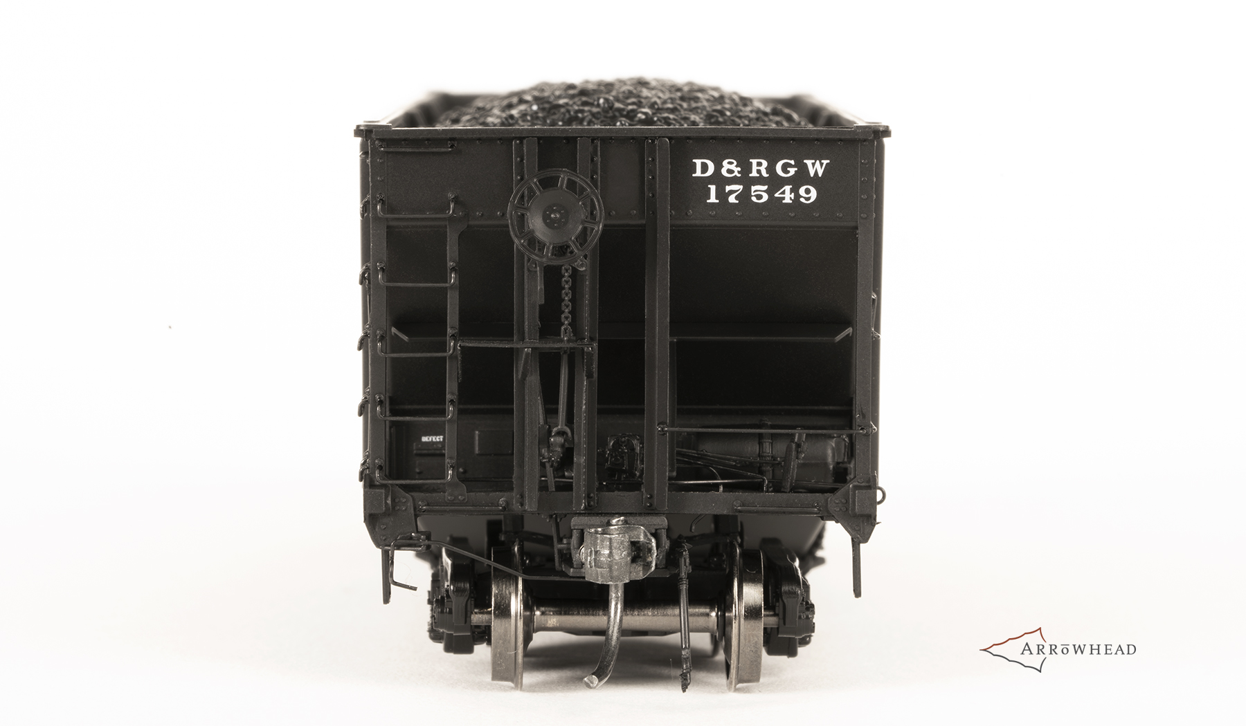 Arrowhead HO 1020-11 D&RGW Committee Design Hopper Denver & Rio Grande 'As Delivered 10-1960' D&RGW #17600