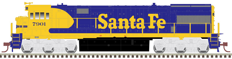 Atlas Master HO 10003682 Silver Series DCC Ready GE U28CG Locomotive Santa Fe 'Freight Scheme' ATSF #7908